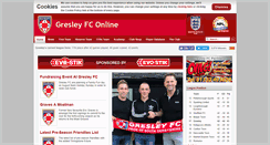 Desktop Screenshot of gresleyfc.com